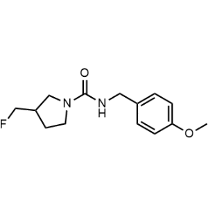 3-(Fluoromethyl)-N-(4-methoxybenzyl)pyrrolidine-1-carboxamide|CS-1071254