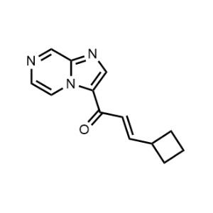 (E)-3-Cyclobutyl-1-(imidazo[1,2-a]pyrazin-3-yl)prop-2-en-1-one|CS-1071301