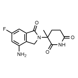 3-(4-Amino-6-fluoro-1-oxoisoindolin-2-yl)-3-methylpiperidine-2,6-dione|CS-1071423