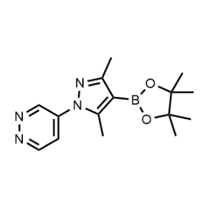 4-(3,5-Dimethyl-4-(4,4,5,5-tetramethyl-1,3,2-dioxaborolan-2-yl)-1H-pyrazol-1-yl)pyridazine|CS-1071504
