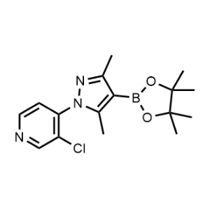 3-Chloro-4-(3,5-dimethyl-4-(4,4,5,5-tetramethyl-1,3,2-dioxaborolan-2-yl)-1H-pyrazol-1-yl)pyridine|CS-1071505