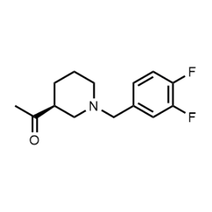 (S)-1-(1-(3,4-Difluorobenzyl)piperidin-3-yl)ethan-1-one|CS-1071516