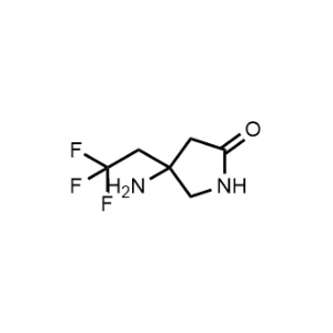 4-Amino-4-(2,2,2-trifluoroethyl)pyrrolidin-2-one|CS-1071596