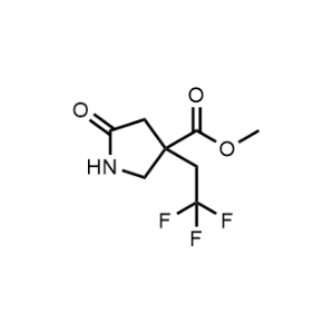 Methyl 5-oxo-3-(2,2,2-trifluoroethyl)pyrrolidine-3-carboxylate|CS-1071597