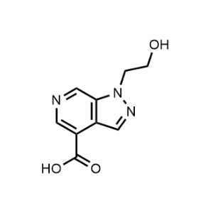 1-(2-Hydroxyethyl)-1H-pyrazolo[3,4-c]pyridine-4-carboxylic acid|CS-1071773