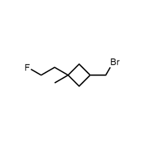 3-(Bromomethyl)-1-(2-fluoroethyl)-1-methylcyclobutane|CS-1071793