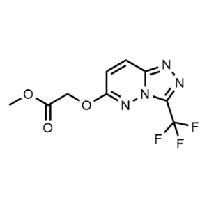Methyl 2-((3-(trifluoromethyl)-[1,2,4]triazolo[4,3-b]pyridazin-6-yl)oxy)acetate|CS-1071832