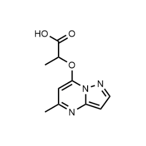 2-((5-Methylpyrazolo[1,5-a]pyrimidin-7-yl)oxy)propanoic acid|CS-1071837