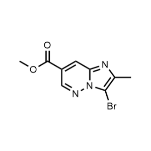 Methyl 3-bromo-2-methylimidazo[1,2-b]pyridazine-7-carboxylate|CS-1071872