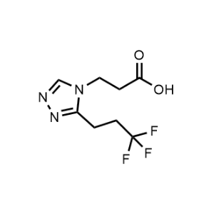 3-(3-(3,3,3-Trifluoropropyl)-4H-1,2,4-triazol-4-yl)propanoic acid|CS-1071937