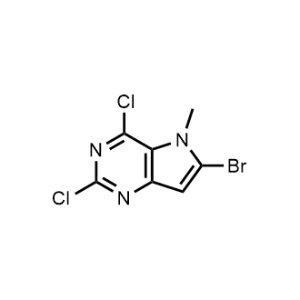 6-Bromo-2,4-dichloro-5-methyl-5H-pyrrolo[3,2-d]pyrimidine|CS-1071958