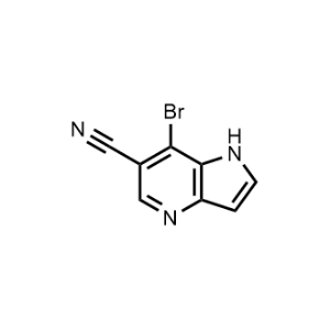 7-Bromo-1H-pyrrolo[3,2-b]pyridine-6-carbonitrile|CS-1072002