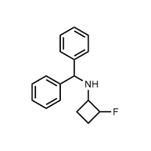 N-Benzhydryl-2-fluorocyclobutan-1-amine|CS-1072061