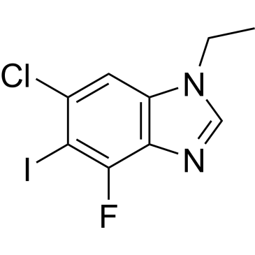 6-Chloro-1-ethyl-4-fluoro-5-iodo-1H-benzo[d]imidazole|CS-1072325