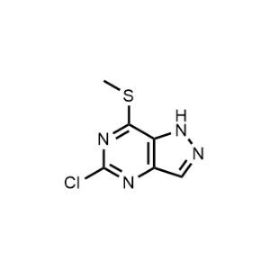 5-Chloro-7-(methylthio)-1H-pyrazolo[4,3-d]pyrimidine|CS-1072333