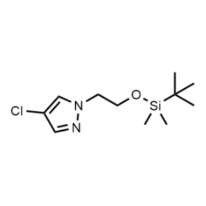 1-(2-((Tert-butyldimethylsilyl)oxy)ethyl)-4-chloro-1H-pyrazole|CS-1072383