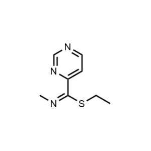 Ethyl N-methylpyrimidine-4-carbimidothioate|CS-1072452