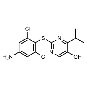 2-((4-Amino-2,6-dichlorophenyl)thio)-4-isopropylpyrimidin-5-ol|CS-1072458