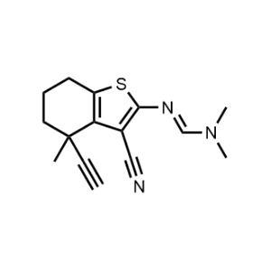 N'-(3-Cyano-4-ethynyl-4-methyl-4,5,6,7-tetrahydrobenzo[b]thiophen-2-yl)-N,N-dimethylformimidamide|CS-1072466