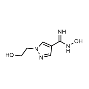 N-Hydroxy-1-(2-hydroxyethyl)-1H-pyrazole-4-carboximidamide|CS-1072489