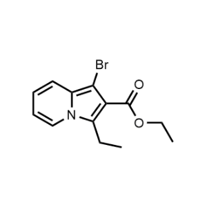 Ethyl 1-bromo-3-ethylindolizine-2-carboxylate|CS-1072575