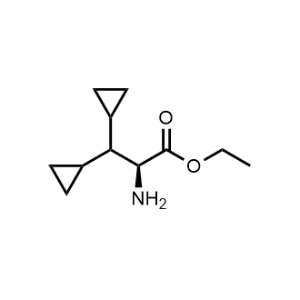 Ethyl (S)-2-amino-3,3-dicyclopropylpropanoate|CS-1072617