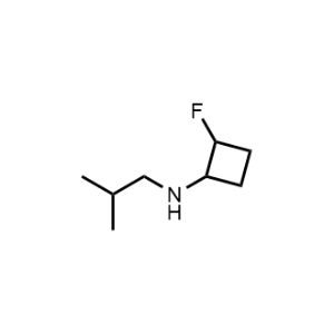 2-Fluoro-N-isobutylcyclobutan-1-amine|CS-1072634