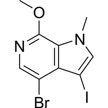 4-Bromo-3-iodo-7-methoxy-1-methyl-1H-pyrrolo[2,3-c]pyridine|CS-1072643