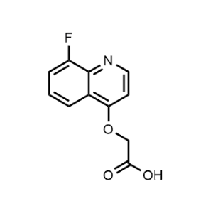 2-((8-Fluoroquinolin-4-yl)oxy)acetic acid|CS-1072718