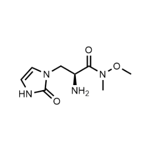 (S)-2-Amino-N-methoxy-N-methyl-3-(2-oxo-2,3-dihydro-1H-imidazol-1-yl)propanamide|CS-1072719