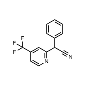 2-Phenyl-2-(4-(trifluoromethyl)pyridin-2-yl)acetonitrile|CS-1072762