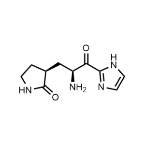(S)-3-((S)-2-Amino-3-(1H-imidazol-2-yl)-3-oxopropyl)pyrrolidin-2-one|CS-1072778