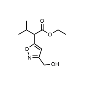 Ethyl 2-(3-(hydroxymethyl)isoxazol-5-yl)-3-methylbutanoate|CS-1072784