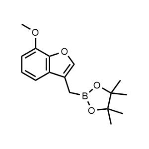 2-((7-Methoxybenzofuran-3-yl)methyl)-4,4,5,5-tetramethyl-1,3,2-dioxaborolane|CS-1072821