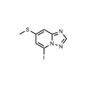 5-Iodo-7-(methylthio)-[1,2,4]triazolo[1,5-a]pyridine|CS-1072871
