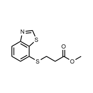 Methyl 3-(benzo[d]thiazol-7-ylthio)propanoate|CS-1072879