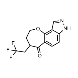 4-(2,2,2-Trifluoroethyl)-3,4-dihydro-2H-oxepino[2,3-E]indazol-5(8H)-one|CS-1072914