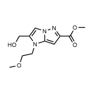 Methyl 2-(hydroxymethyl)-1-(2-methoxyethyl)-1H-imidazo[1,2-b]pyrazole-6-carboxylate|CS-1072918