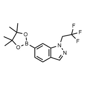 6-(4,4,5,5-Tetramethyl-1,3,2-dioxaborolan-2-yl)-1-(2,2,2-trifluoroethyl)-1H-indazole|CS-1072933