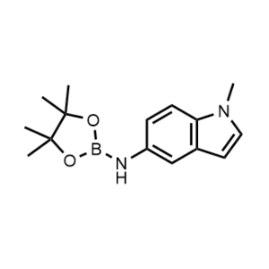 1-Methyl-N-(4,4,5,5-tetramethyl-1,3,2-dioxaborolan-2-yl)-1H-indol-5-amine|CS-1073035