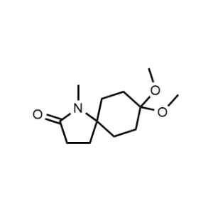 8,8-Dimethoxy-1-methyl-1-azaspiro[4.5]decan-2-one|CS-1073138