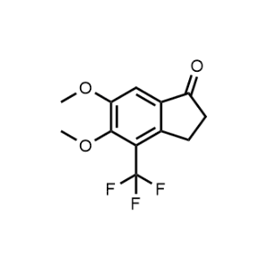 5,6-Dimethoxy-4-(trifluoromethyl)-2,3-dihydro-1H-inden-1-one|CS-1073155