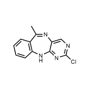 2-Chloro-6-methyl-11H-benzo[E]pyrimido[5,4-b][1,4]diazepine|CS-1073156