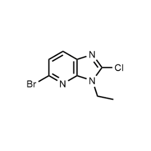5-Bromo-2-chloro-3-ethyl-3H-imidazo[4,5-b]pyridine|CS-1073329