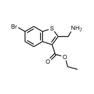 Ethyl 2-(aminomethyl)-6-bromobenzo[b]thiophene-3-carboxylate|CS-1073411