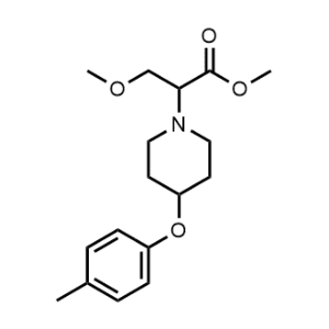 Methyl 3-methoxy-2-(4-(P-tolyloxy)piperidin-1-yl)propanoate|CS-1073517