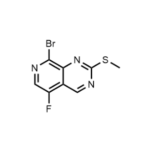8-Bromo-5-fluoro-2-(methylthio)pyrido[3,4-d]pyrimidine|CS-1073557