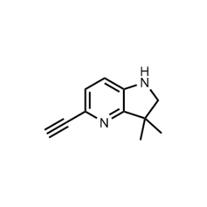 5-Ethynyl-3,3-dimethyl-2,3-dihydro-1H-pyrrolo[3,2-b]pyridine|CS-1073578