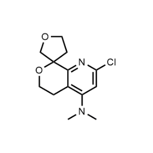 2'-Chloro-N,N-dimethyl-4,5,5',6'-tetrahydro-2H-spiro[furan-3,8'-pyrano[3,4-b]pyridin]-4'-amine|CS-1073617