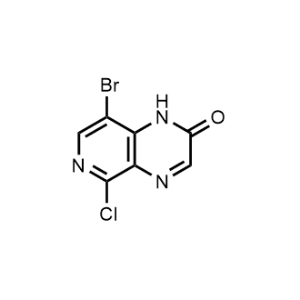 8-Bromo-5-chloropyrido[3,4-b]pyrazin-2(1H)-one|CS-1073708